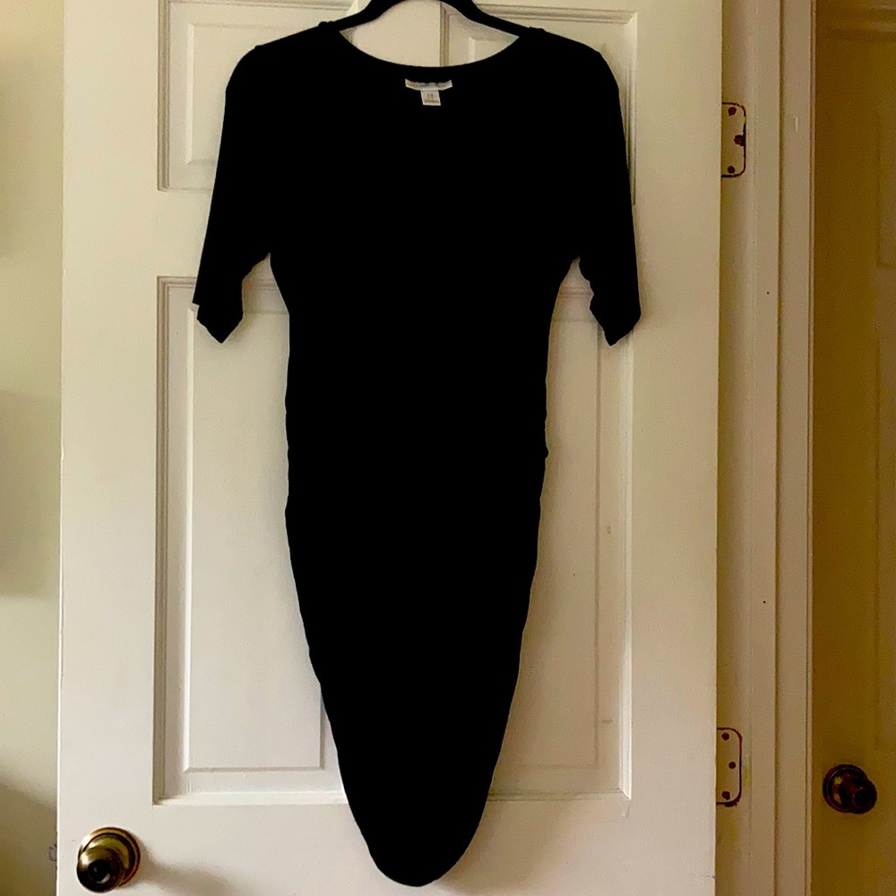 The PERFECT Bump-hugging Maternity LBD